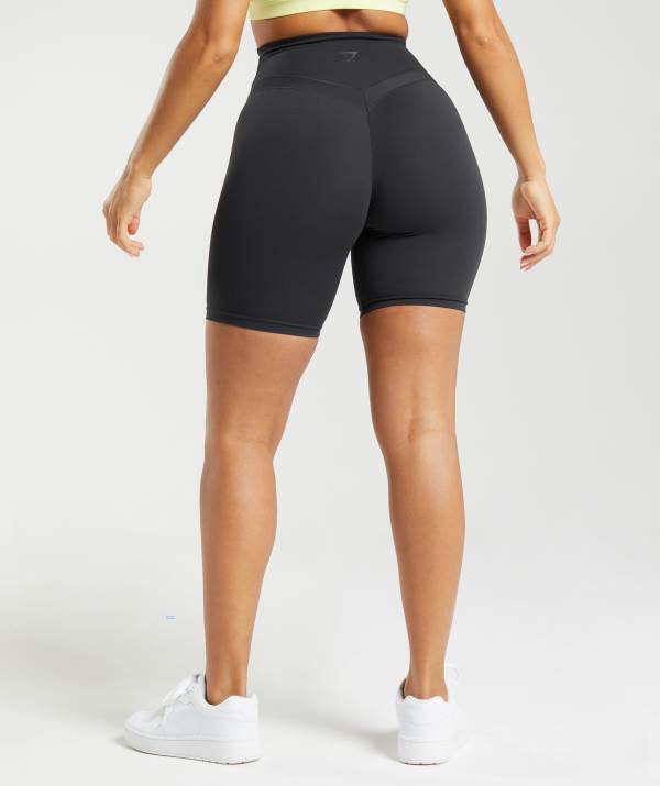 Damske Šortky Gymshark Whitney Cycling Čierne | LE7851923
